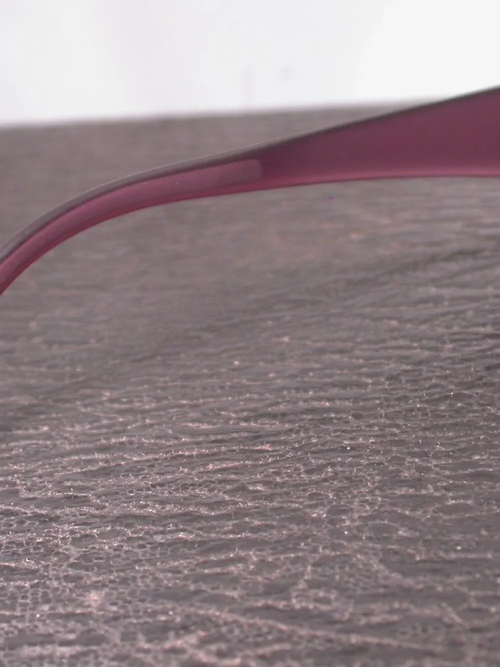 Silhouette Titan Frameless Purple Matte Clear Eyeglasses Made in Austria